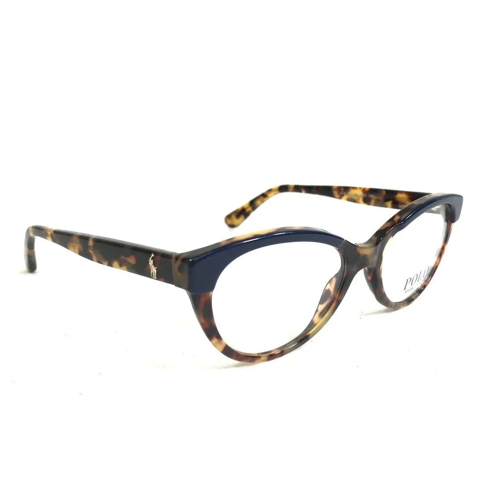 Polo Ralph Lauren Eyeglasses Frames PH 2204 5633 Blue Tortoise Cat Eye 51-17-140